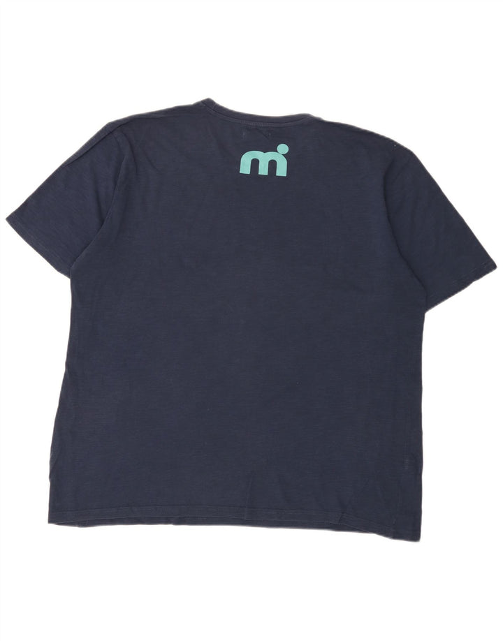 Mistral Camiseta gráfica para hombre Top 2XL Azul marino