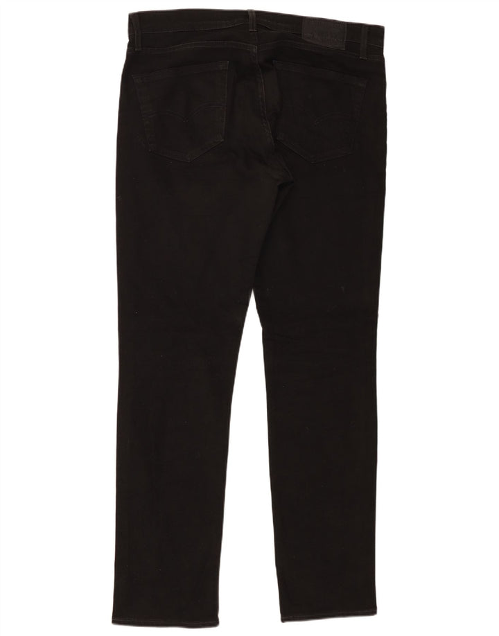 Levi's Hombre 511 Slim Jeans W34 L32 Algodón Negro