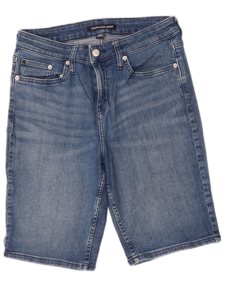 Calvin Klein Bermudas vaqueras para niños 9-10 años W28 Algodón azul