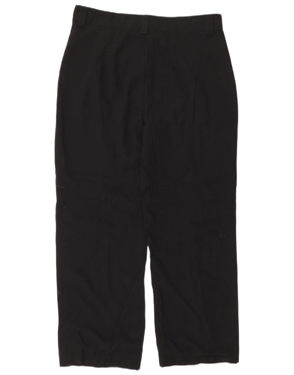 Zara Mujer Pantalones Casuales Cónicos XL W32 L29 Negro Clásico