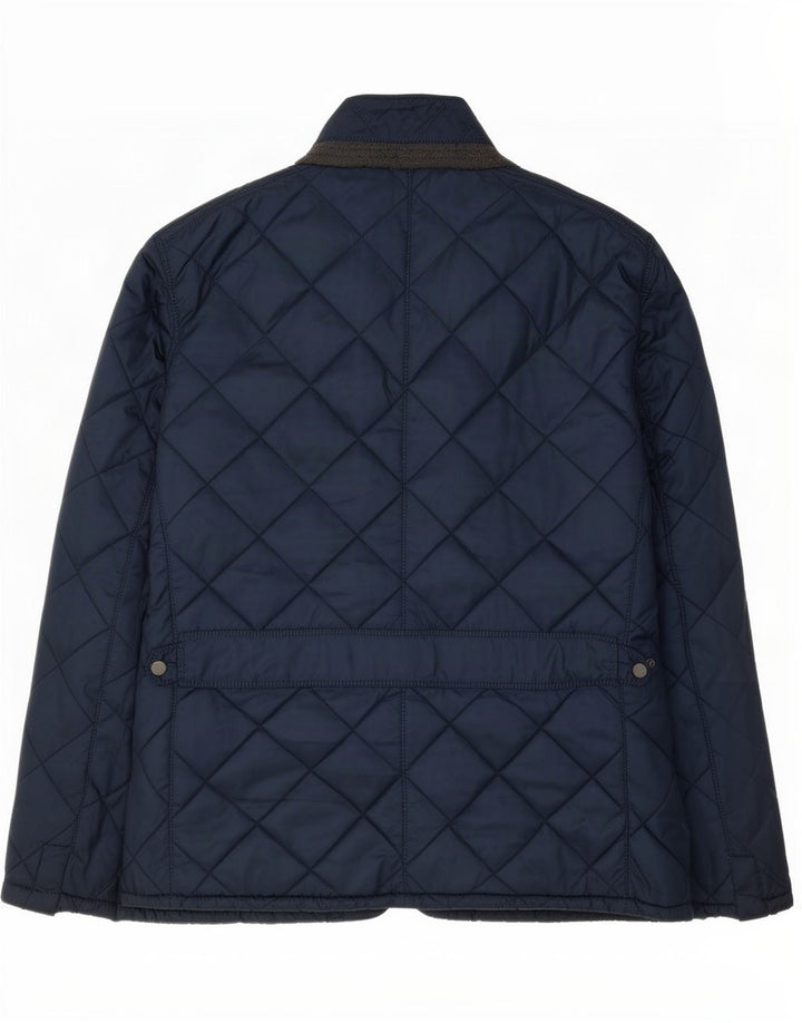 Zara Chaqueta acolchada para hombre UK 44 2XL Azul marino Poliéster