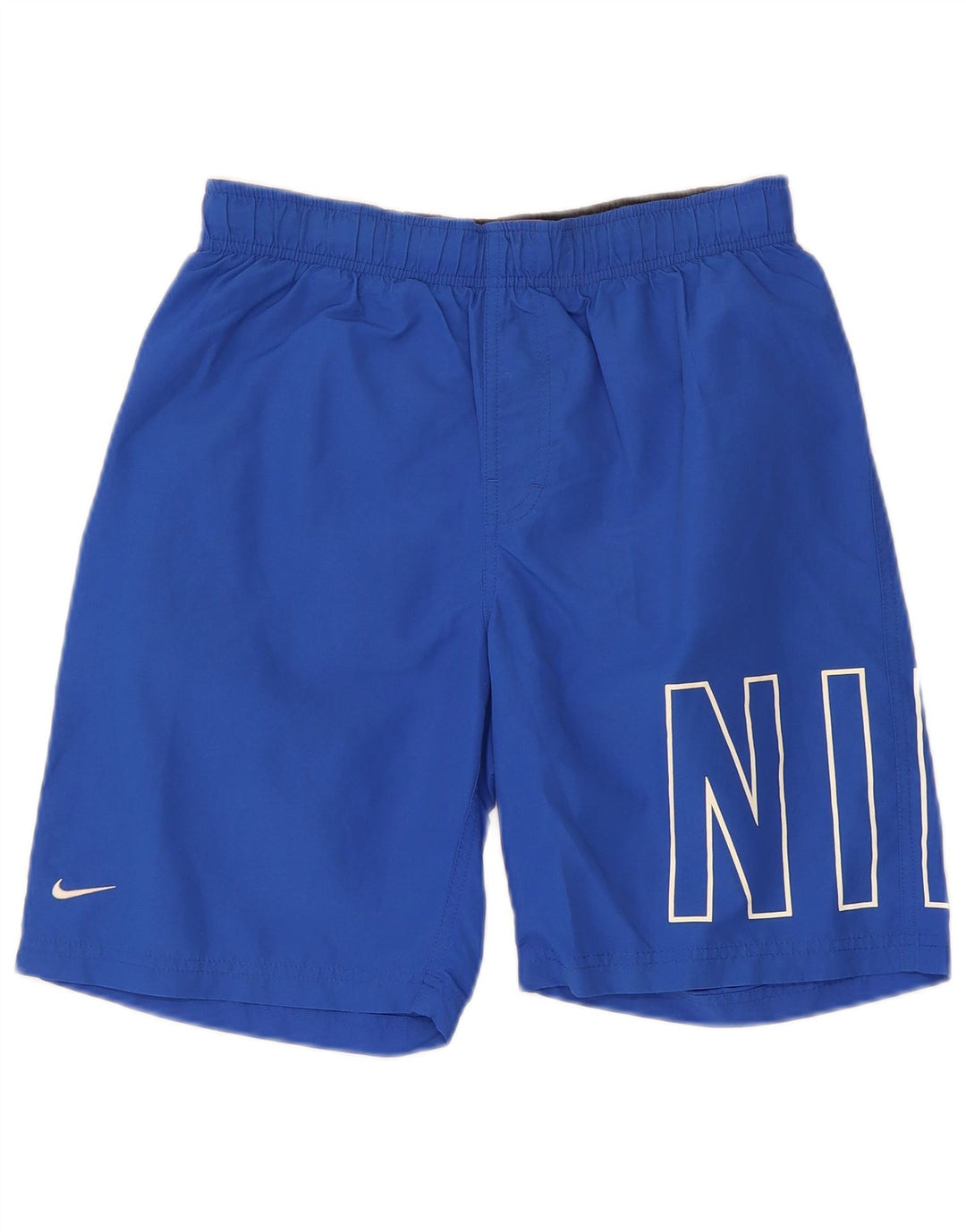 Nike - Pantalones cortos deportivos con gráficos para hombre, color azul pequeño
