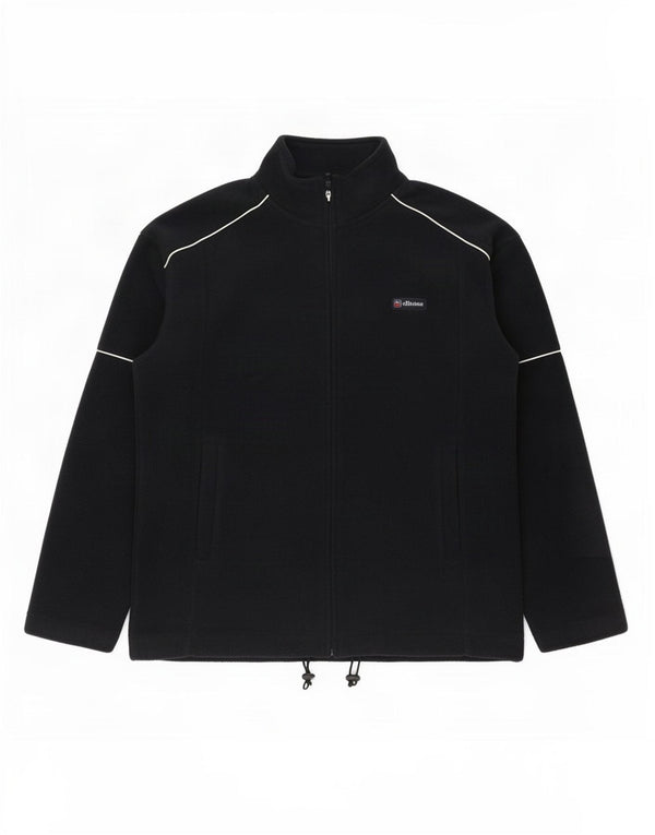 Ellesse Chaqueta polar para hombre UK 38 Medium Azul marino Poliéster