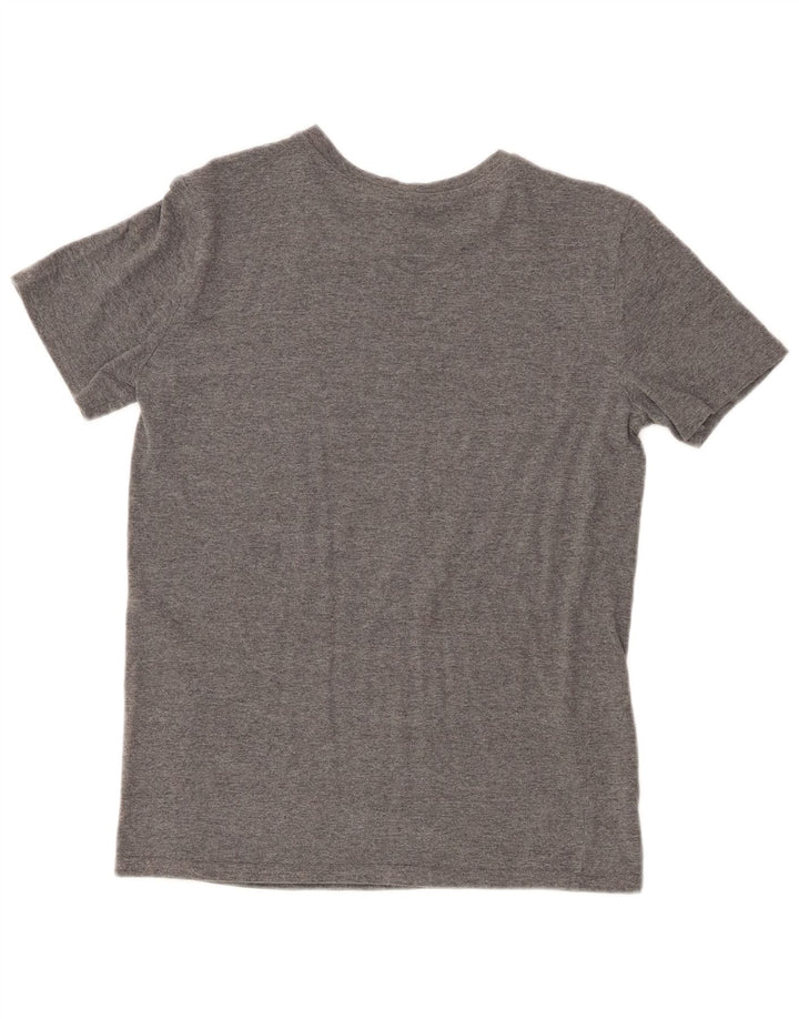 PUMA Camiseta gráfica para niños 14-15 años Grande Gris Algodón