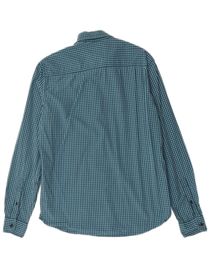 Timberland Camisa Slim Fit De Algodón A Cuadros Azul Medio Para Hombre