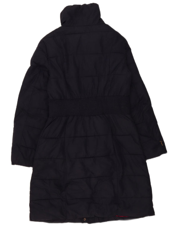 Joules Abrigo acolchado para mujer UK 40 Mediano Azul marino Poliéster
