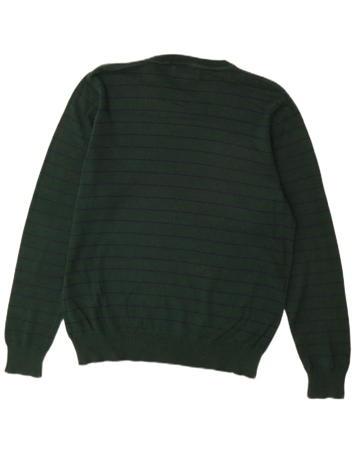 MARKS & SPENCER Jersey de cuello redondo azul Harbor para hombre Verde medio