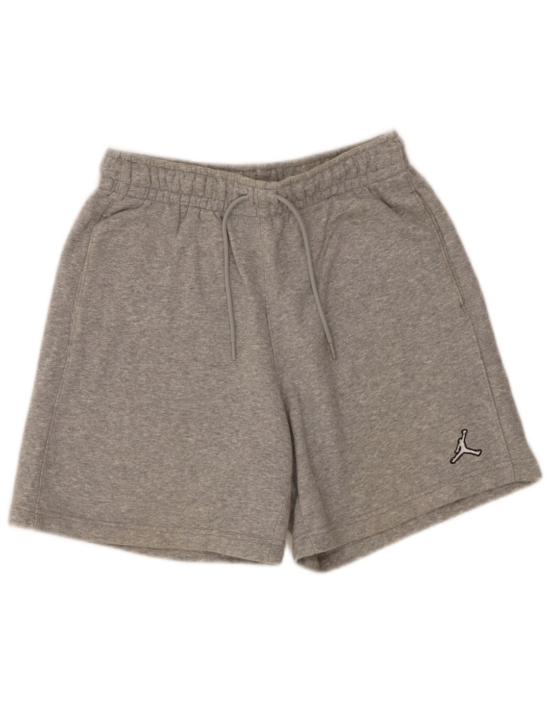 Jordan - Pantalones cortos deportivos para hombre (algodón moteado gris pequeño)
