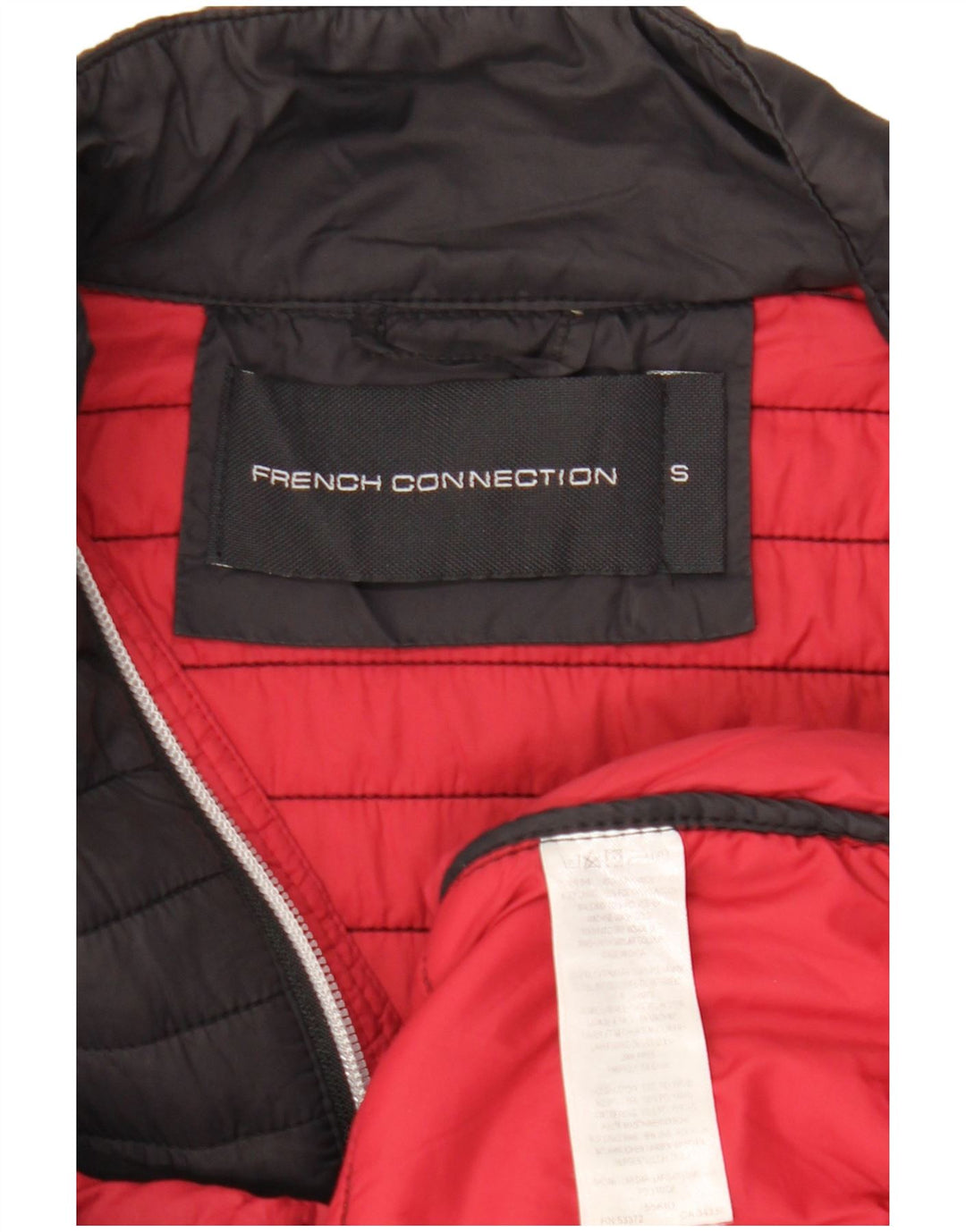 French Connection Chaqueta acolchada para hombre UK 36 Small Poliamida negra