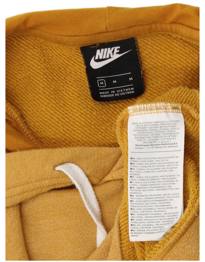 Nike Hombre Sudadera Con Capucha Gráfica Jersey De Algodón Amarillo Medio