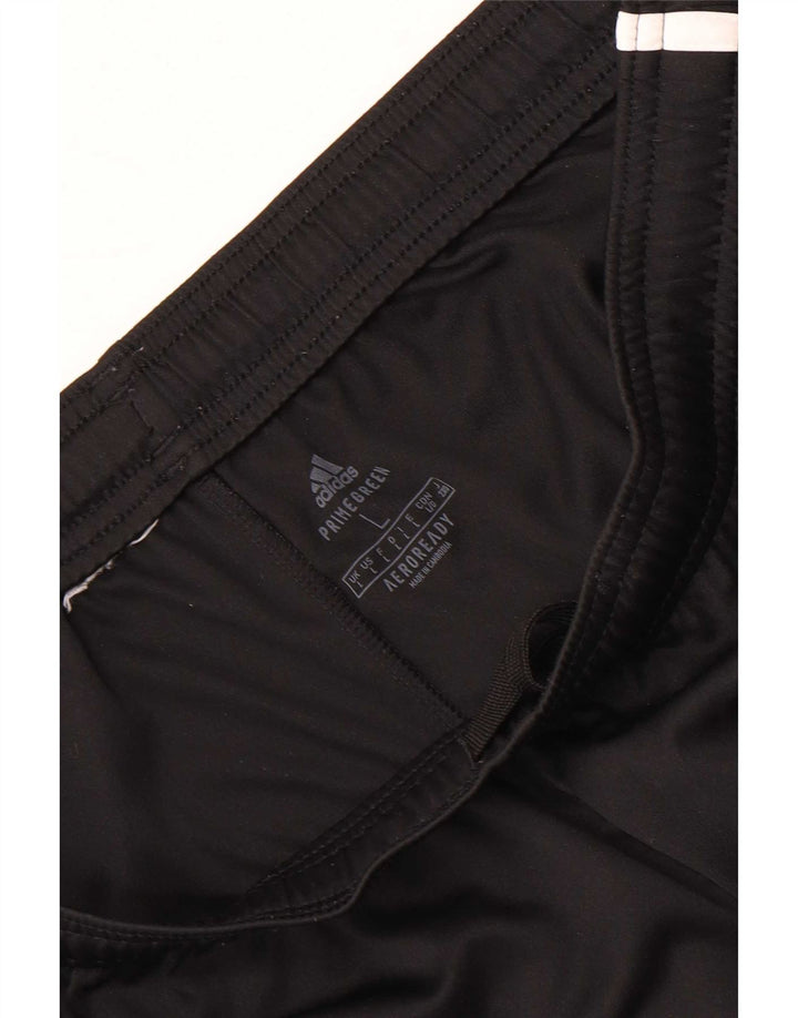 Adidas - Pantalones cortos deportivos Aeroready para hombre, talla grande, color negro