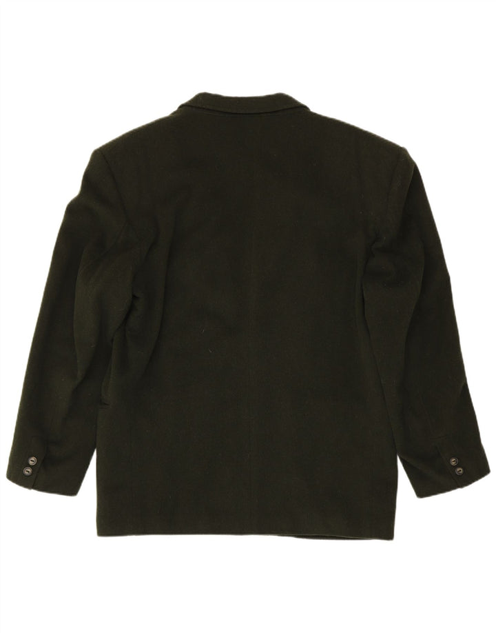 MARLBORO CLASSICS Chaqueta tipo blazer de 2 botones para hombre EU 50 Lana verde grande