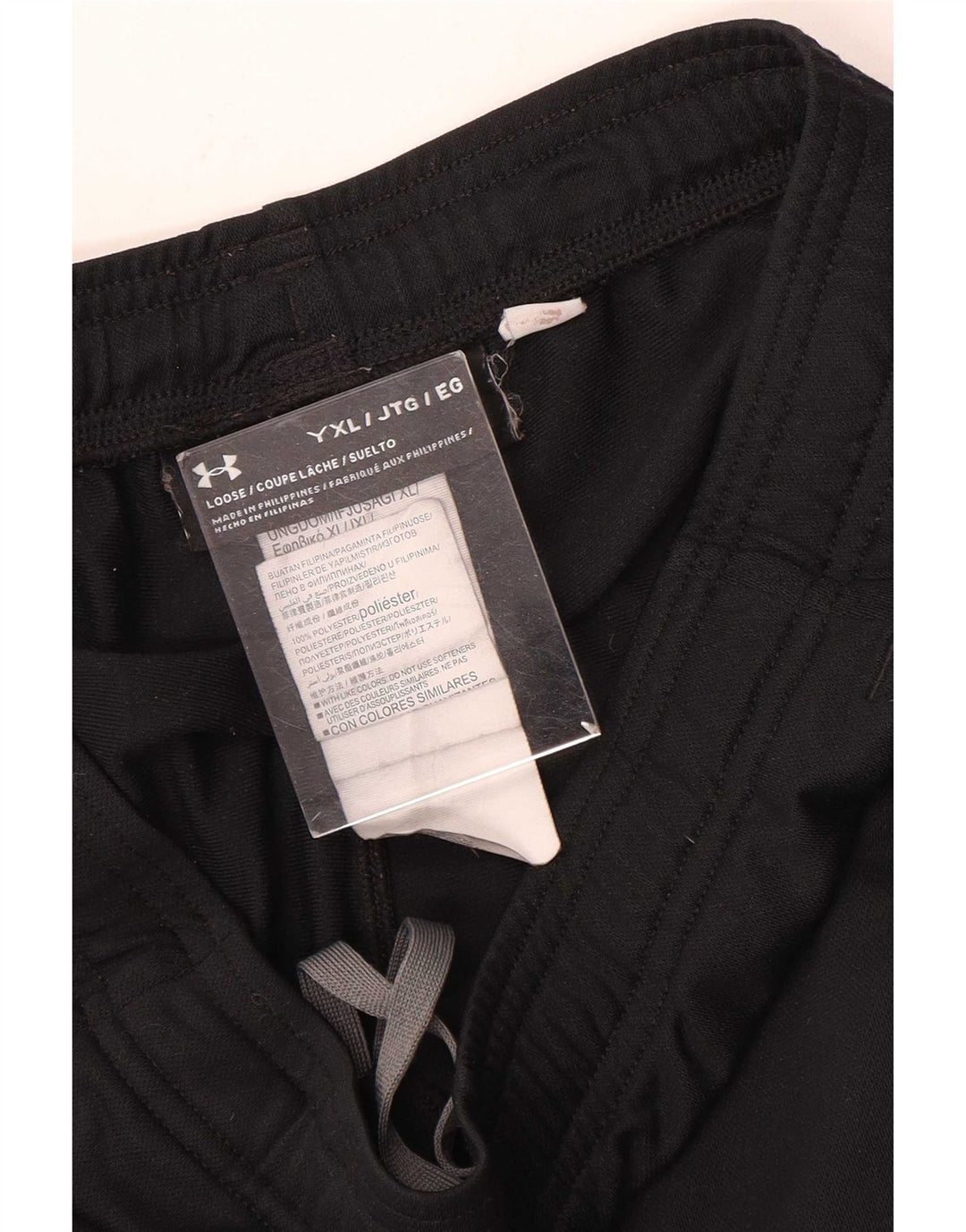 Under Armour Pantalón Chándal Niño 13-14 Años XL Negro Poliéster