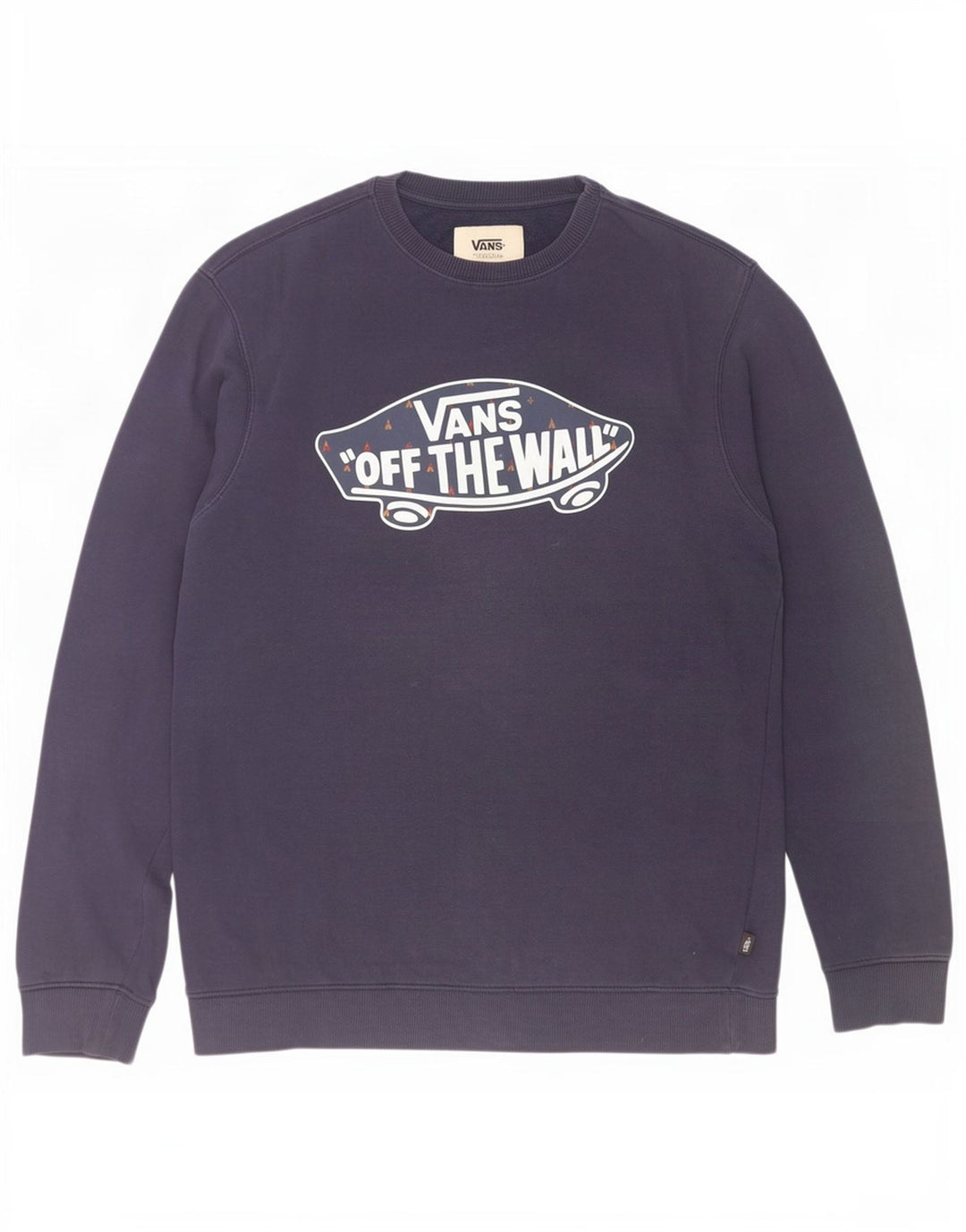 Vans Hombre Sudadera Gráfica Jumper Large Azul Marino Algodón
