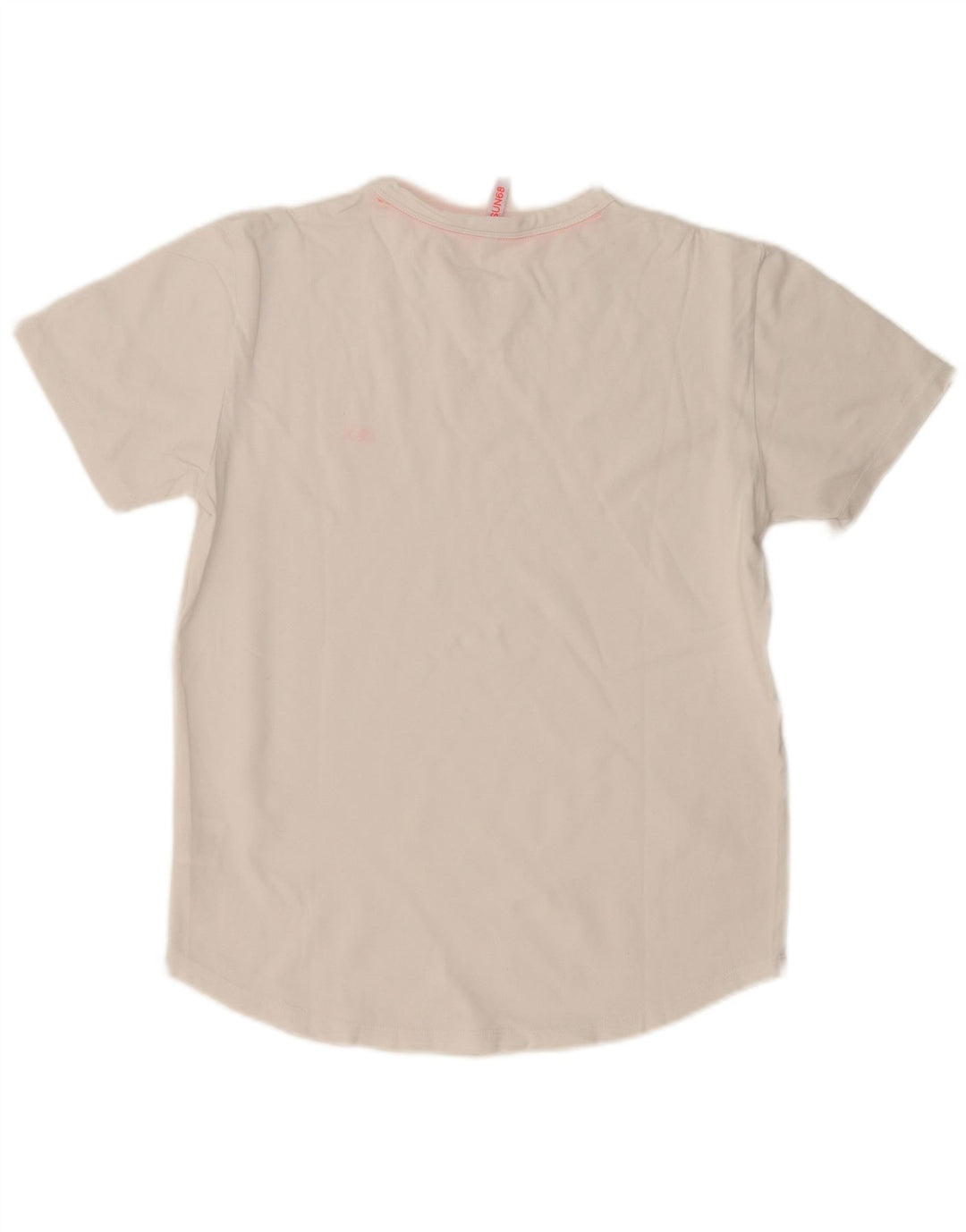 SUN68 Mens T-Shirt Top Medium White Cotton