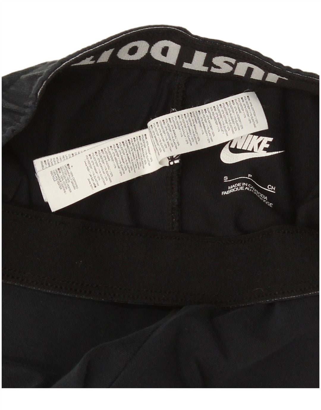 Nike Leggings gráficos para mujer UK 10 Small Algodón negro