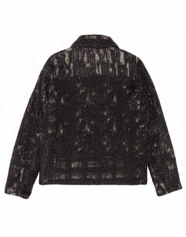 Diesel Chaqueta Bomber Extragrande para Mujer UK 6 XS Lana Gris Moteada