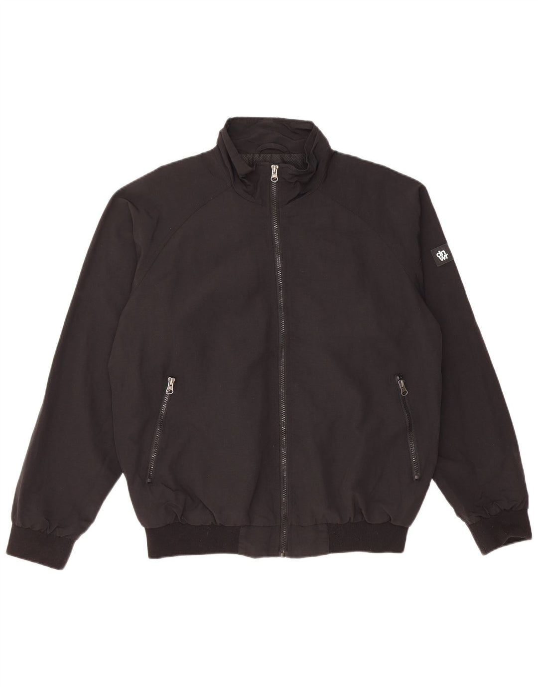 Zara Hombre Cazadora Bomber ES 38 Mediana Poliamida Negra