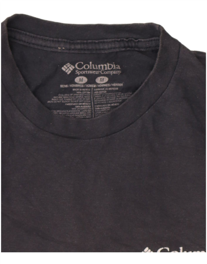 Columbia Camiseta gráfica para hombre Top de algodón gris medio