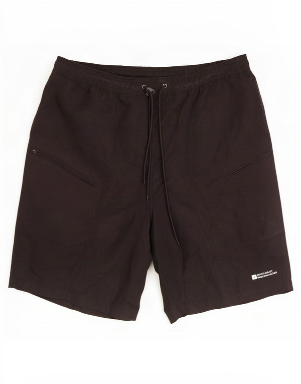 Pantalones cortos deportivos para hombre Mountain Warehouse Poliéster negro grande