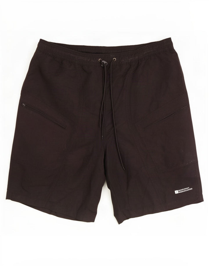 Pantalones cortos deportivos para hombre Mountain Warehouse Poliéster negro grande