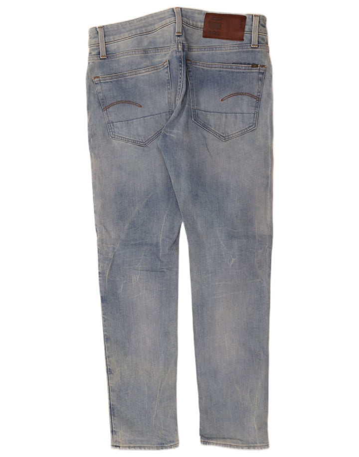 G-Star Hombre 3301 Slim Jeans W33 L30 Algodón Azul