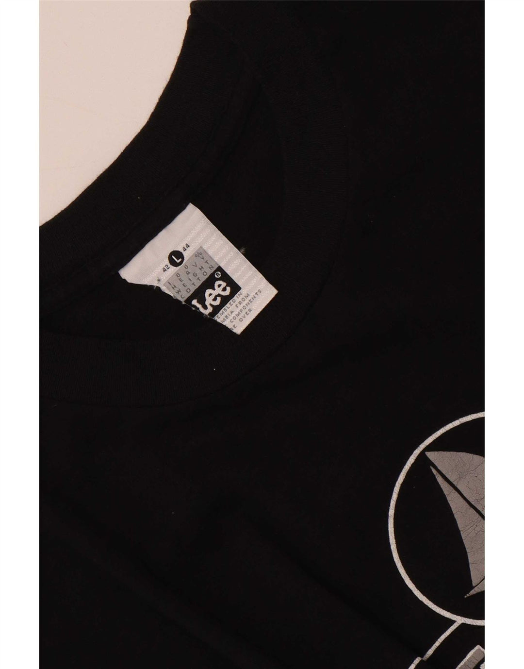 Lee San Francisco - Camiseta gráfica para hombre, talla grande, color negro