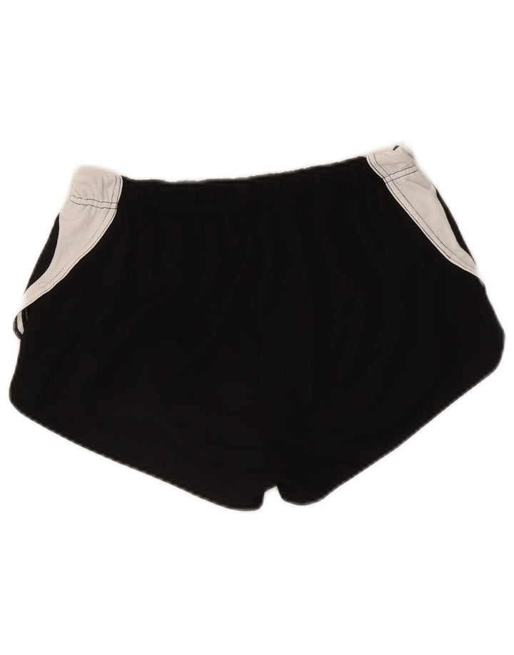 Asics Shorts deportivos gráficos para mujer UK 10 Small Black Colourblock Poliéster