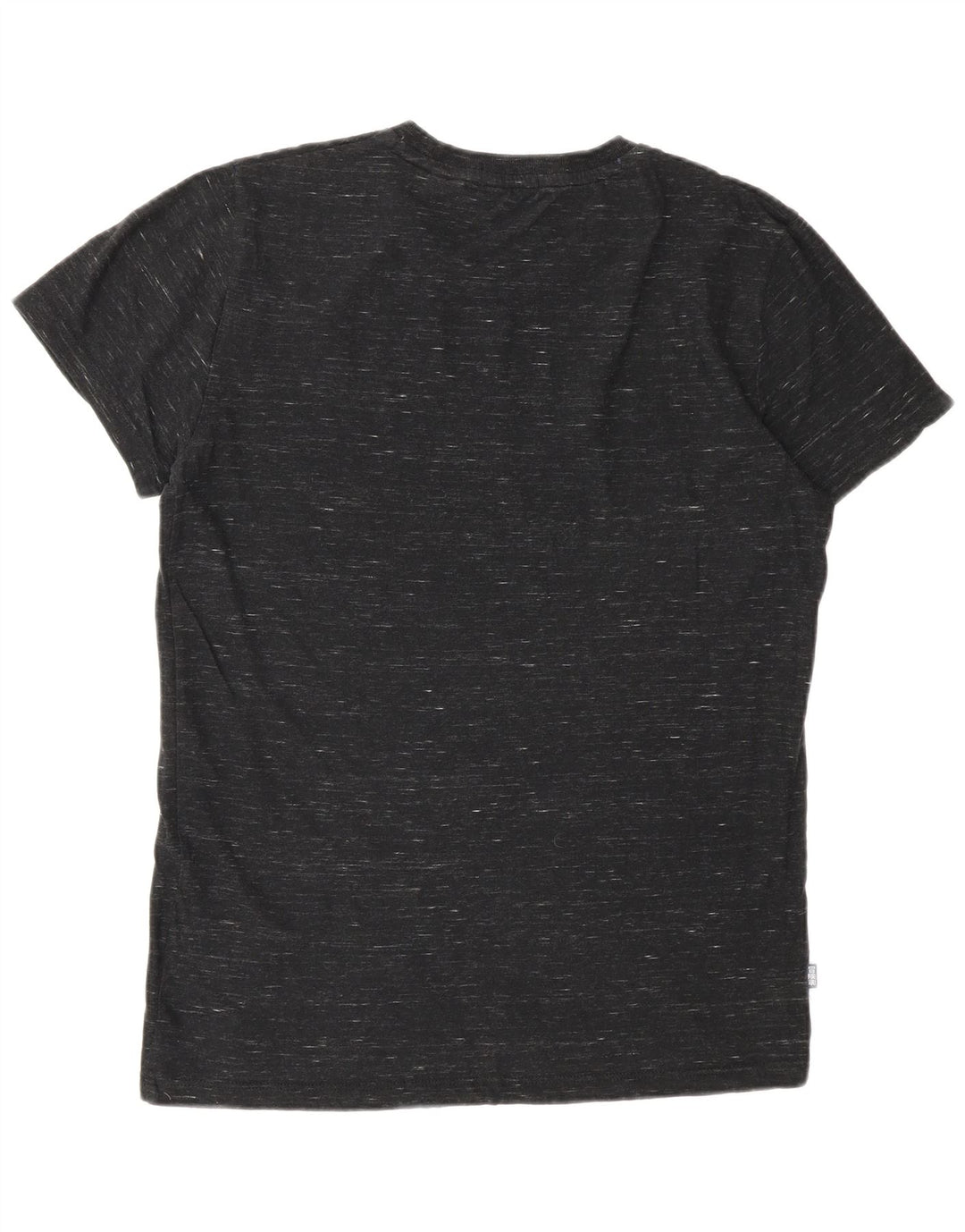 SUPERDRY Camiseta para hombre Top Small de algodón moteado gris