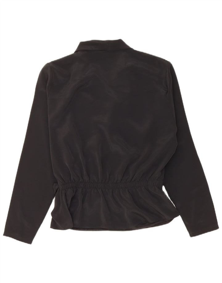 LOLA Blusa de manga larga para mujer UK 42 Medium Black