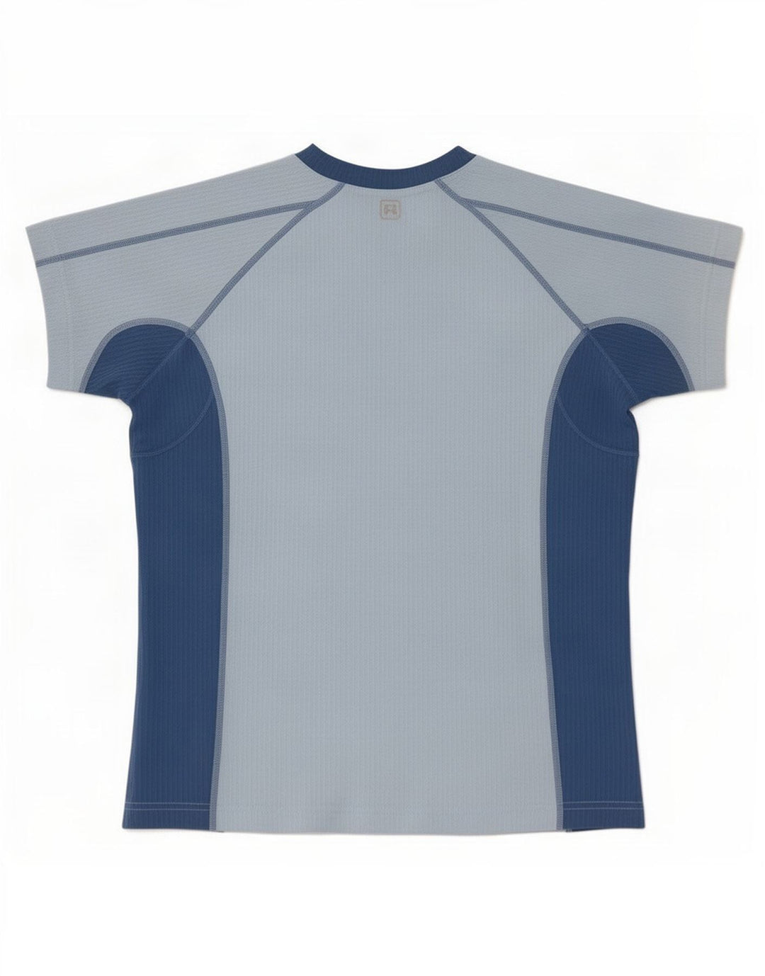 Rohan Hombre Camiseta Top Medium Blue Colorblock