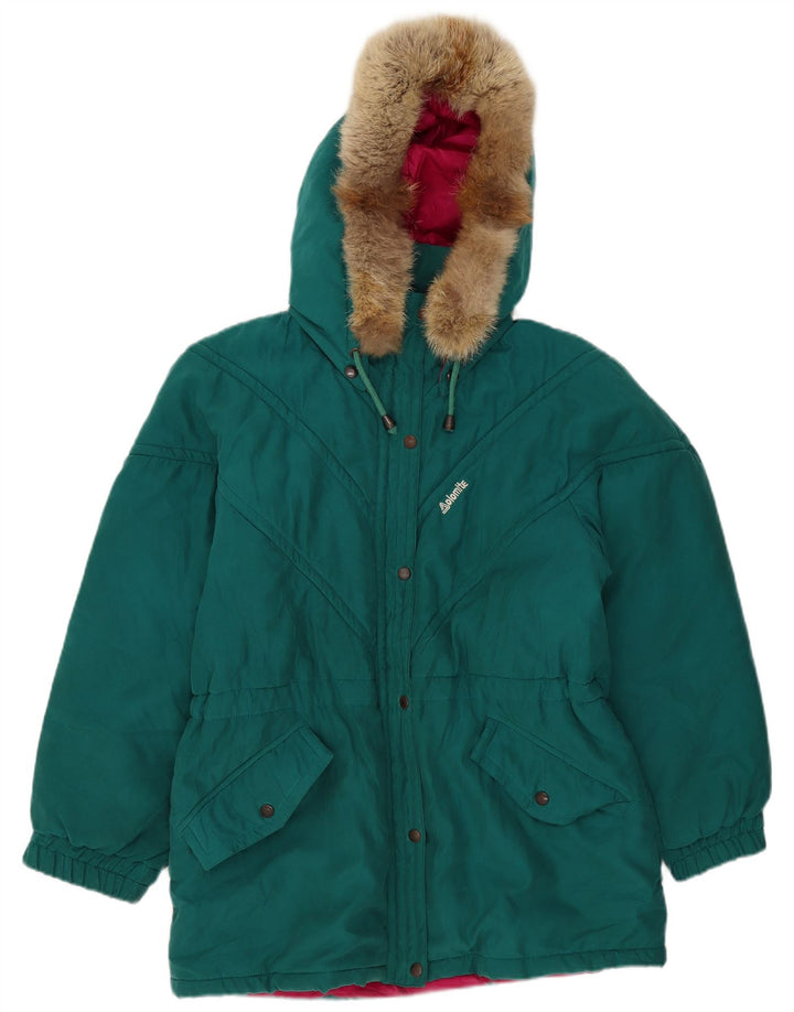 Dolomite Chaqueta cortavientos con capucha para mujer Reino Unido 40 Grande Verde