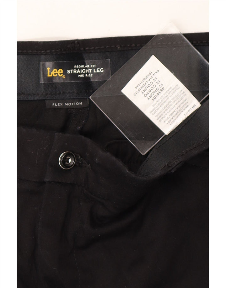 LEE Pantalones casuales de talle medio para mujer, ajuste regular, talla 12, grande, W34 L29, color negro