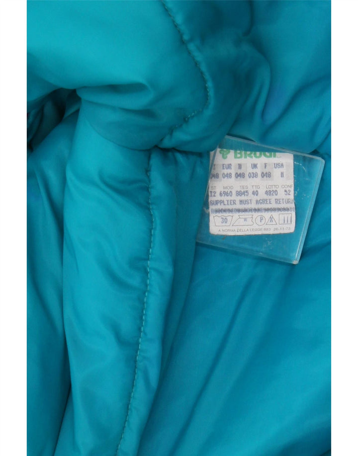 Brugi Hombre Chaqueta acolchada con capucha IT 48 Poliéster color block mediano violeta