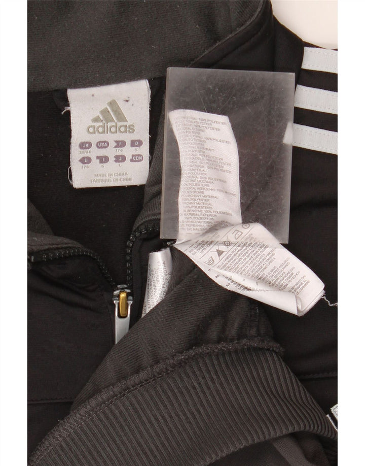 Adidas - Chaqueta de chándal para hombre, talla 38/40, color negro mediano