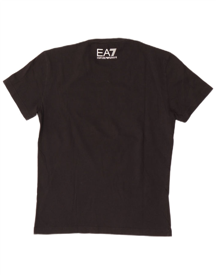 Emporio Armani - Camiseta gráfica para hombre, talla mediana, color negro