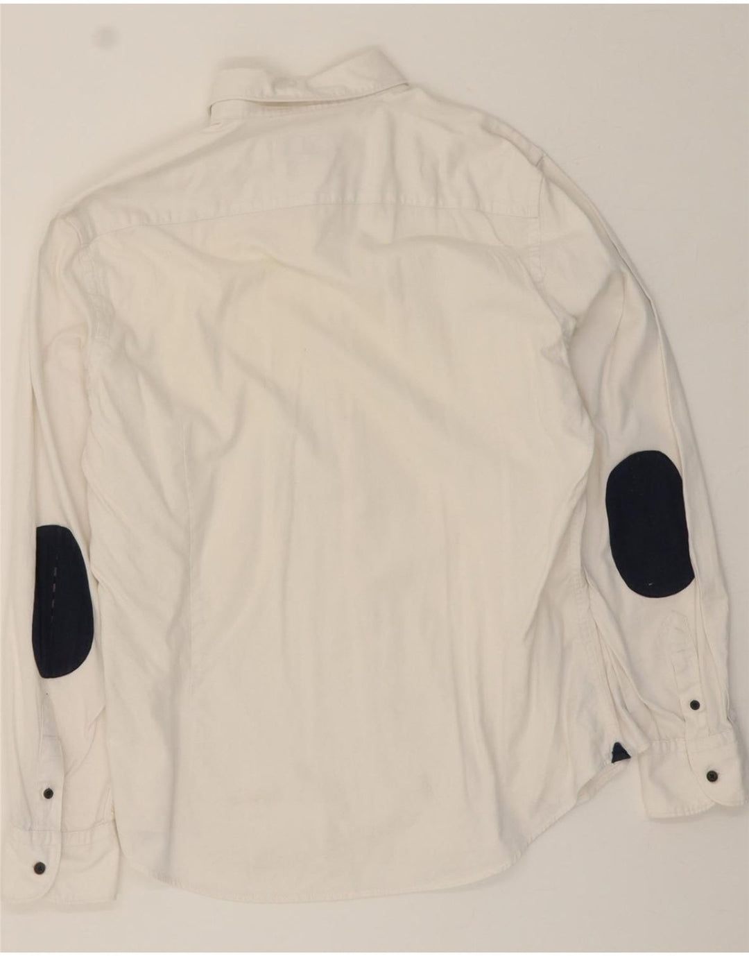 MASSIMO DUTTI Mens Shirt Large White Vintage Massimo Dutti and Second-Hand Massimo Dutti from Messina Hembry 