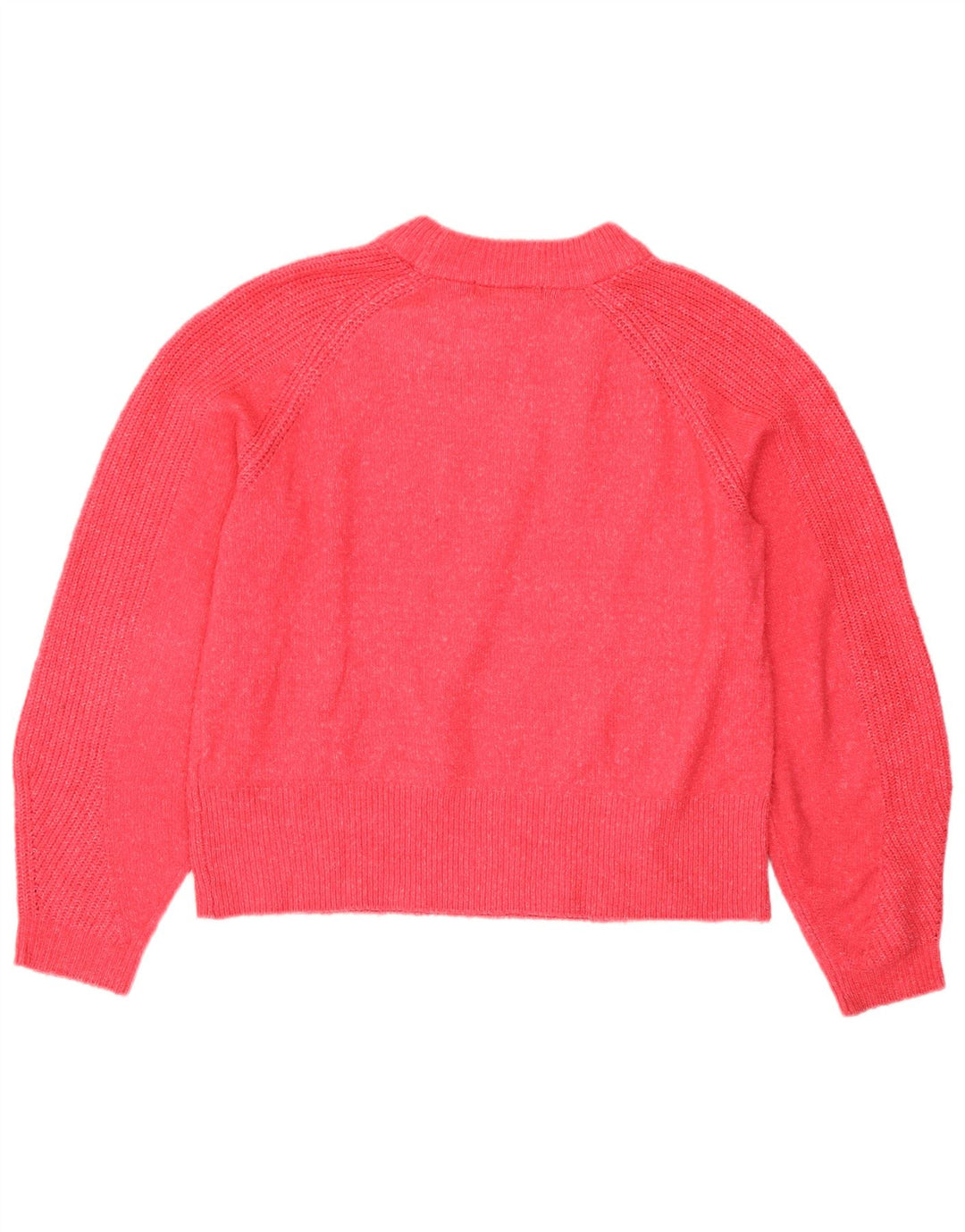 Marks & Spencer Suéter tipo jersey con cuello redondo para mujer UK 40 Acrílico rosa medio