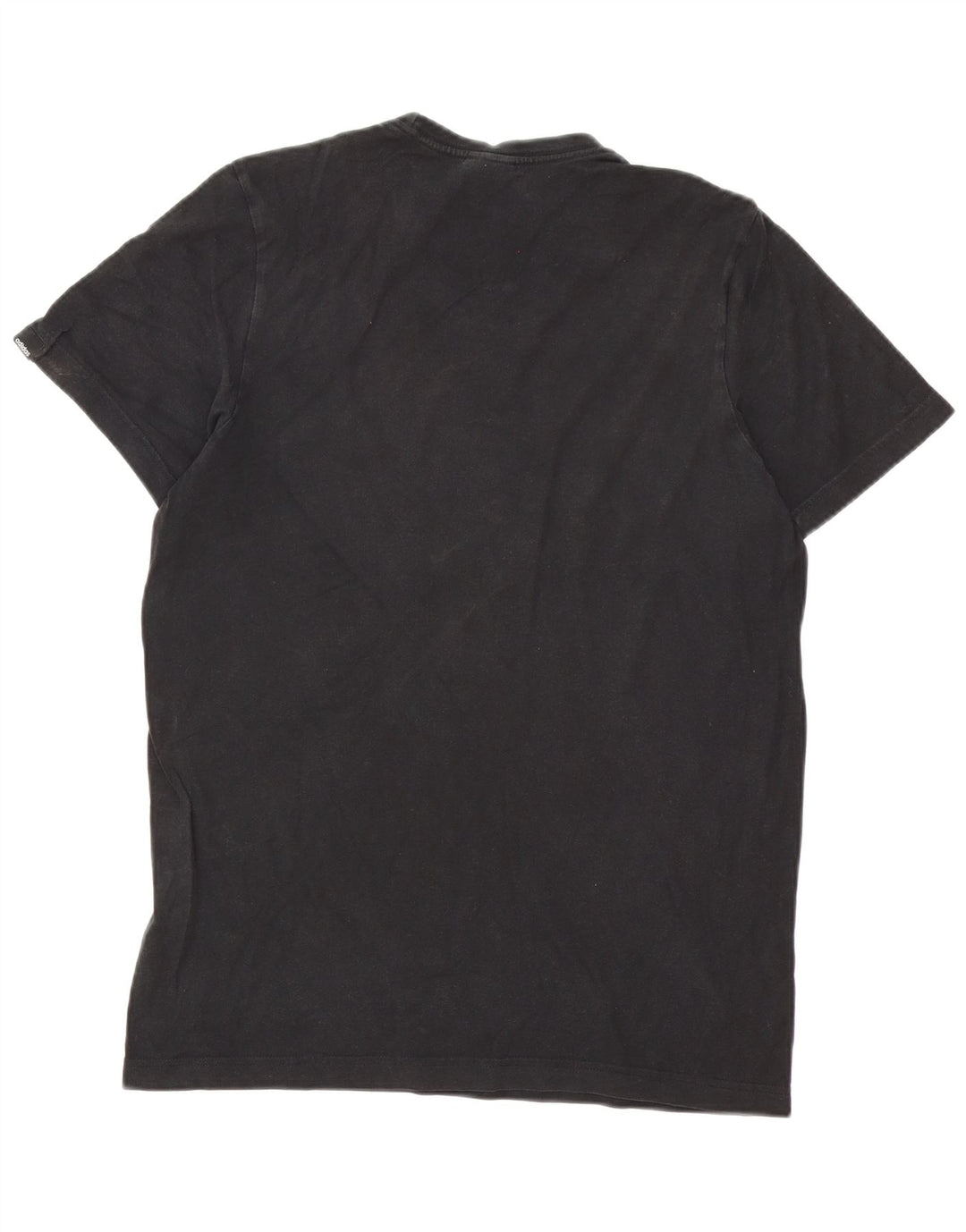 Adidas - Camiseta gráfica para hombre, talla pequeña, color negro