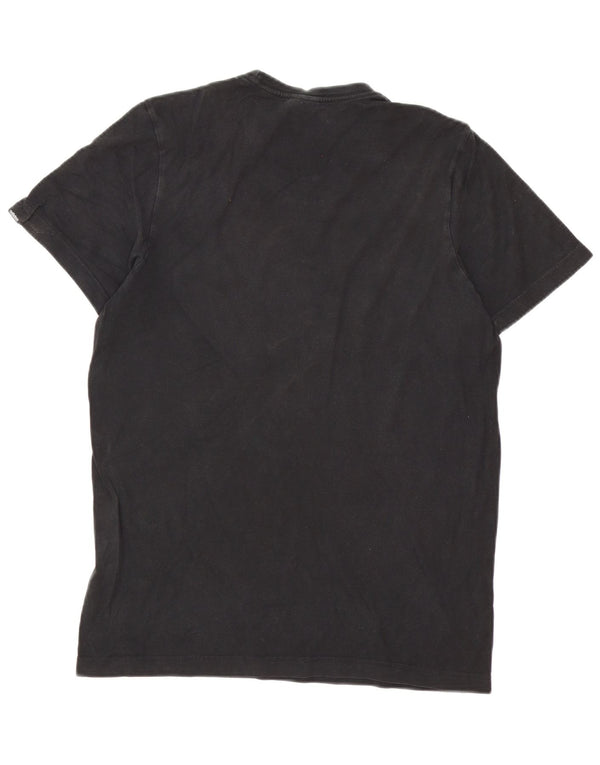Adidas - Camiseta gráfica para hombre, talla pequeña, color negro