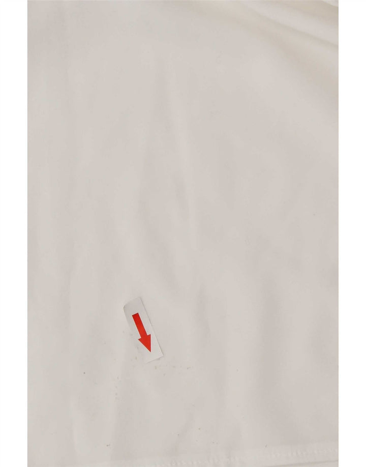 Guess Blusa para mujer Top UK 42 Medio Blanco Poliéster
