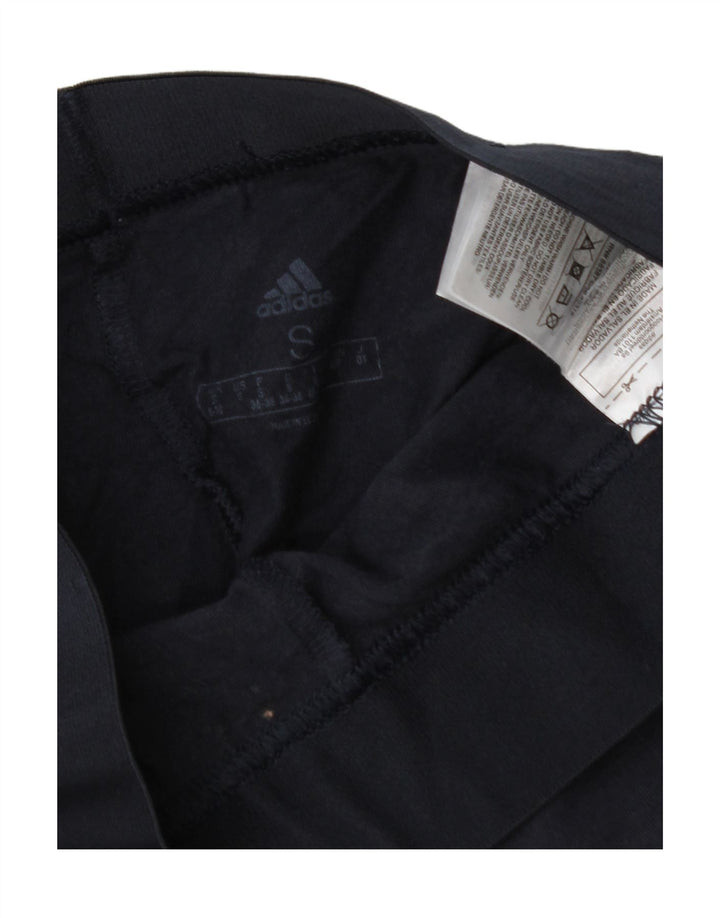 ADIDAS Womens Leggings UK 8 Small  Navy Blue Cotton Vintage Adidas and Second-Hand Adidas from Messina Hembry 