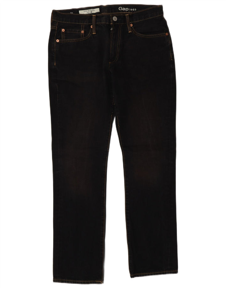 Vaqueros Gap Mujer Slim W30 L30 Algodón Azul Marino