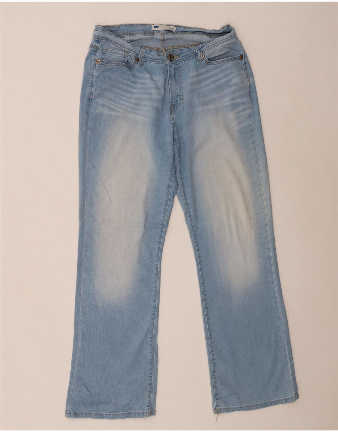 Levi's Mujer 529 Curvy Bootcut Jeans W32 L32 Algodón Azul