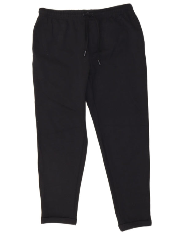 Zara Hombre Pantalón Chándal Crop Medio Azul Marino Poliéster