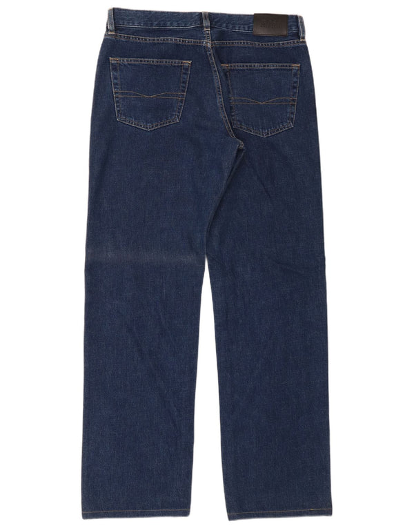 Hugo Boss Vaqueros rectos Texas para hombre W34 L34 Algodón azul marino