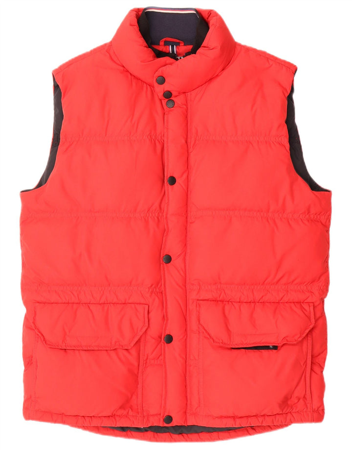 Tommy Hilfiger Chaleco acolchado para hombre UK 42 XL Poliéster rojo
