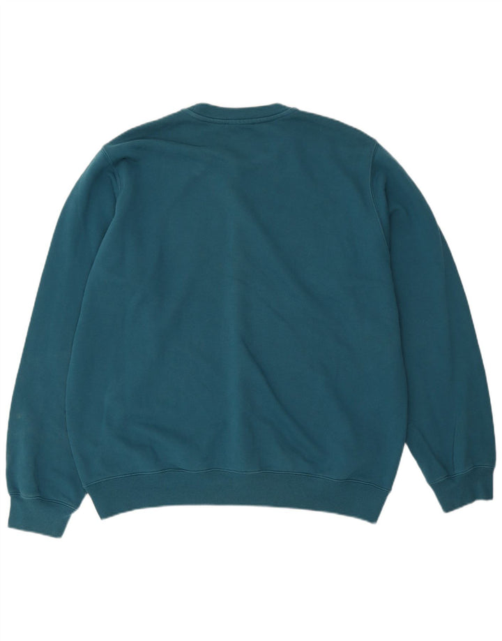 Diesel Hombre Sudadera Gráfica Jersey De Algodón Azul Grande