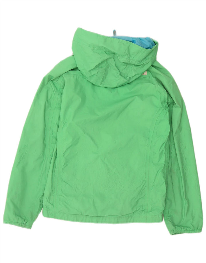 The North Face Chubasquero con capucha para niña 10-11 años Nylon verde medio