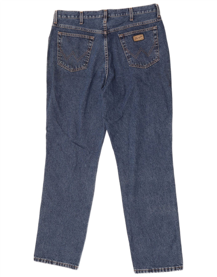 Vaqueros Wrangler Hombre Rectos W38 L30 Algodón Azul